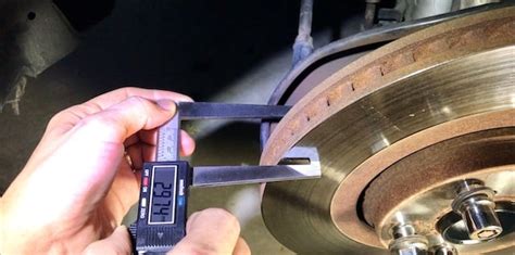 how to measure brake disc thickness|brake disc thickness chart.